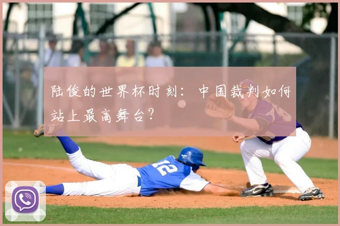 陆俊的世界杯时刻：中国裁判如何站上最高舞台？